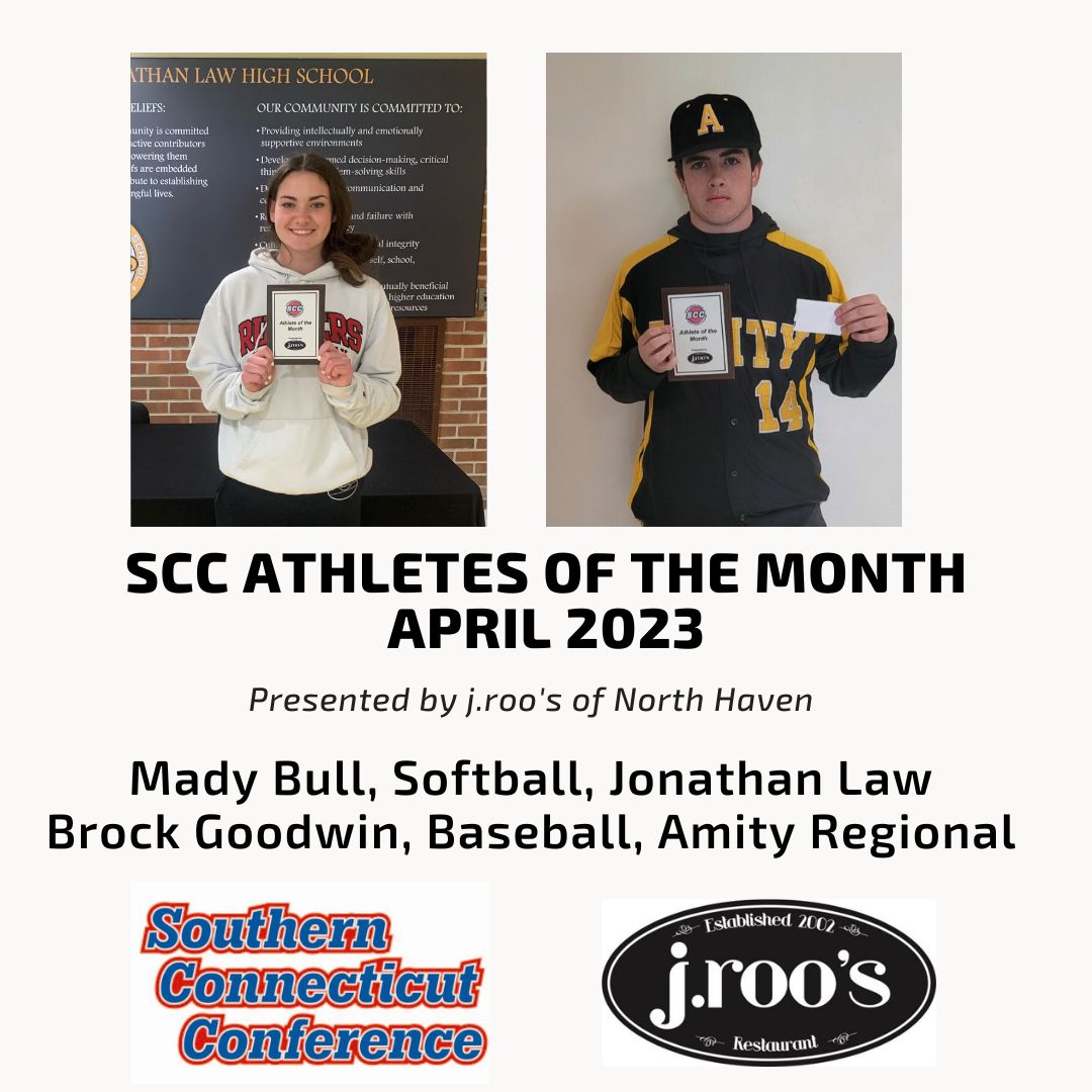 SCC Athletes of the Month, presented by j.roo’s of North Haven