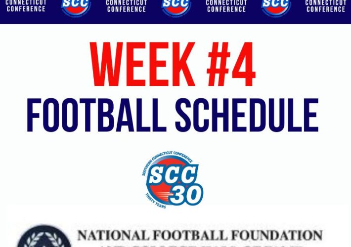 Week #4 Football Schedule & Results, presented by Casey-O’Brien New Haven County Chapter of National Football Foundation