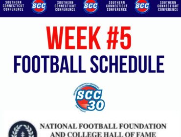 Week #5 Football Schedule, presented by Casey-O’Brien New Haven County Chapter of National Football Foundation
