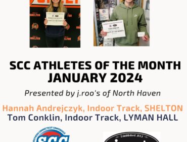 SCC names Athletes of the Month for January 2024, presented by j.roo’s of North Haven