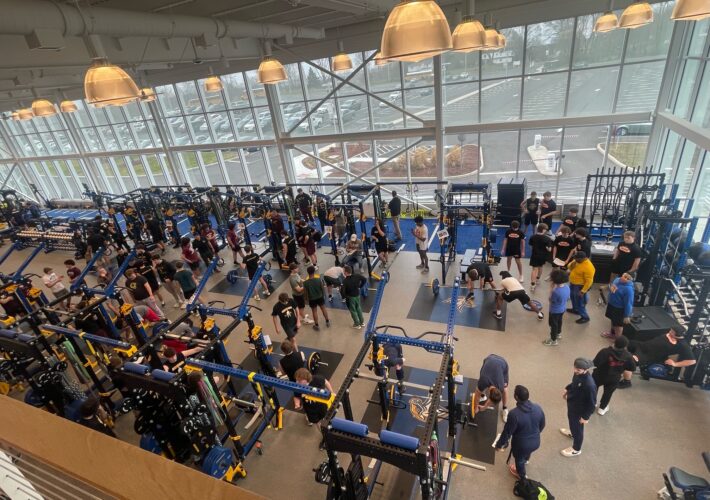SCC Holds First-ever Football Weightlifting Competition
