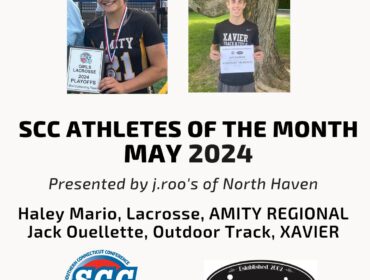 SCC Names Athletes of Month for May 2024, presented by j.roo’s of North Haven