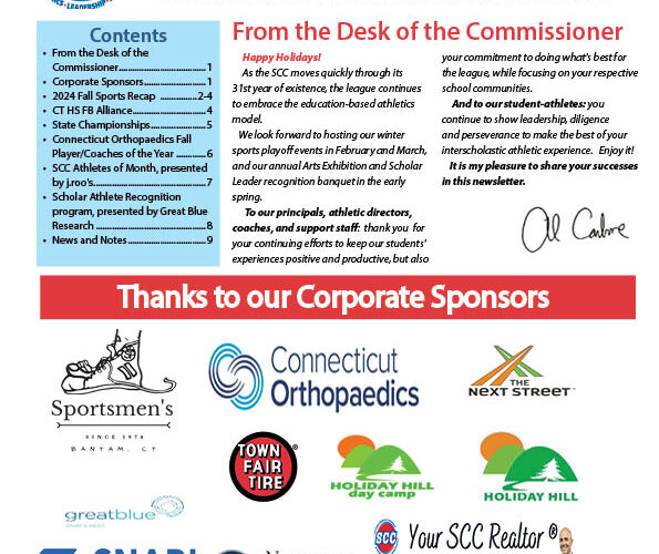 Here is the December 2024 issue of SCC NEWS, the official newsletter of the Southern Connecticut Conference