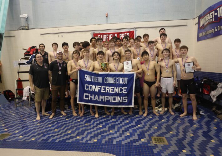 Fairfield Prep Captures 2025 SCC Boys Swimming Title