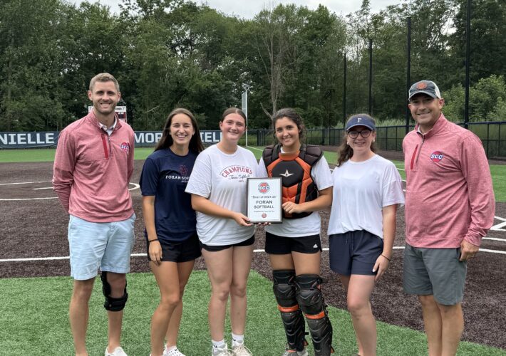 Foran Softball Presented with SCC’s “Best of 2024-25” Award