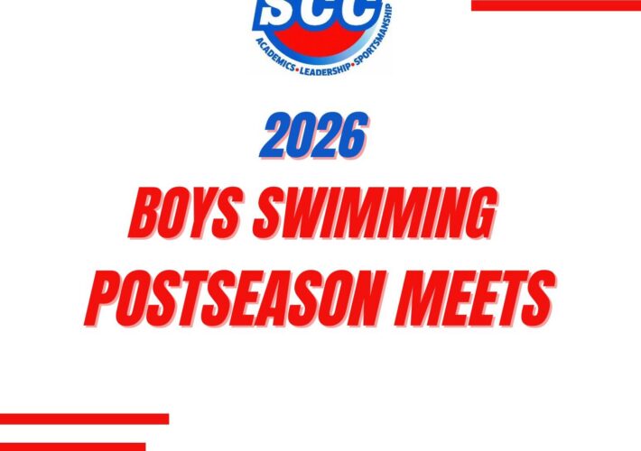 2026 SCC Boys Swimming Postseason Meet Schedule – Updated 2/25