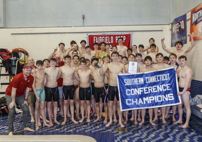 Fairfield Prep Captures 2026 SCC Boys Swimming Title; 5th Straight Title for Jesuits