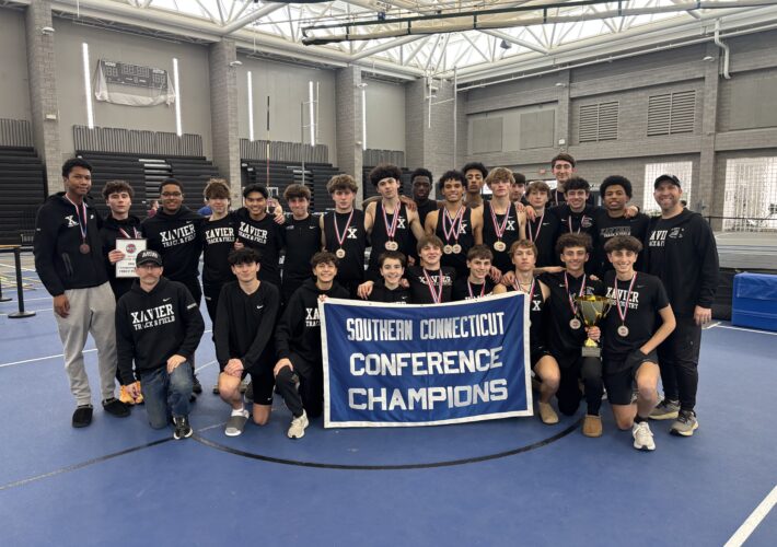 Xavier captures 2026 SCC Boys Indoor Track title; 8th league title for the Falcon